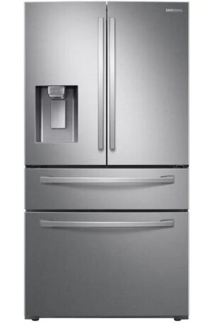 Samsung 28-cu ft 4-Door French Door Refrigerator with Ice Maker (Fingerprint-Resistant Stainless Steel)