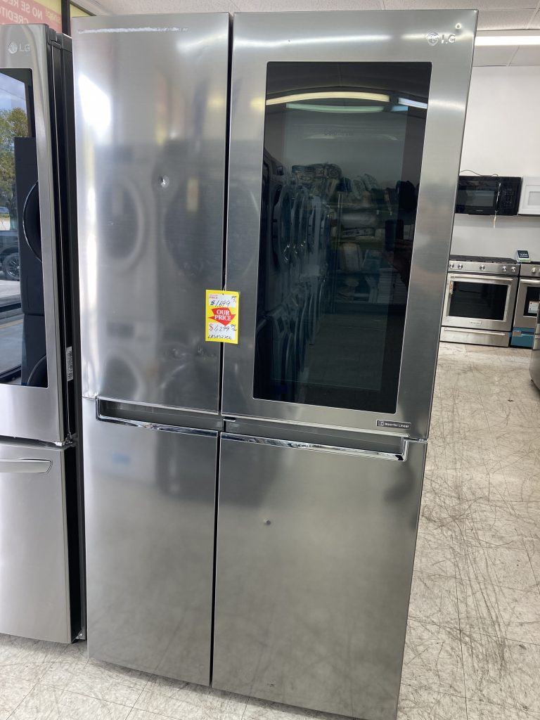lg instaview 26.8 cu ft side by side refrigerator