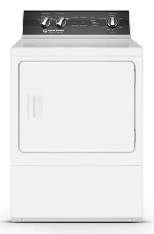 Speed Queen – DR5 Sanitizing Electric Dryer with Steam – White